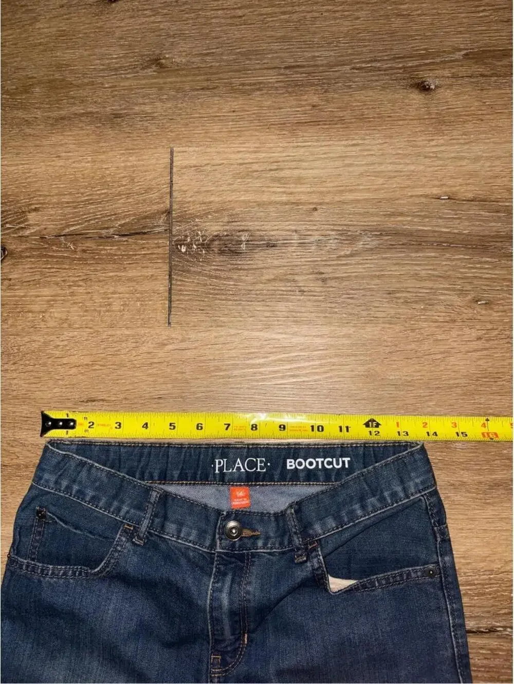 The Children’s Place Girls Size 14 Bootcut Blue Jeans Y2K Style